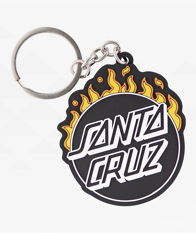 Santa Cruz Minimal Burnt Opus Keychain