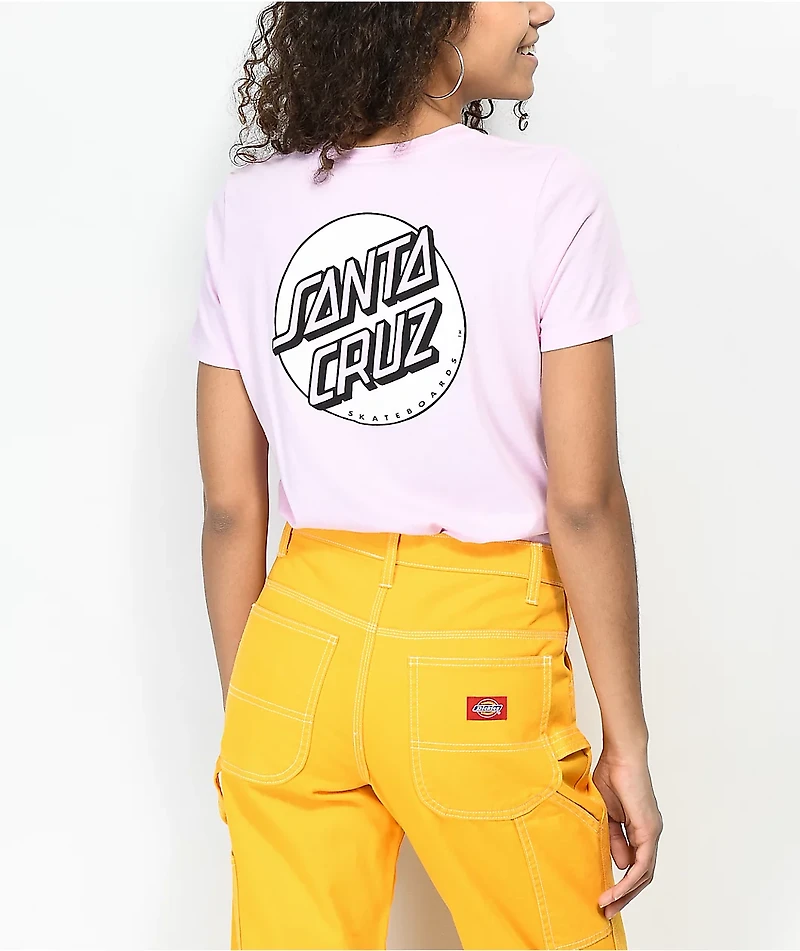 Santa Cruz Missing Dot Pink T-Shirt