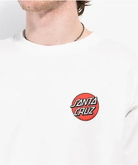 Santa Cruz Missing Dot White T-Shirt