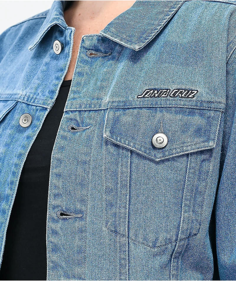 Santa Cruz Monarch Mushroom Denim Jacket