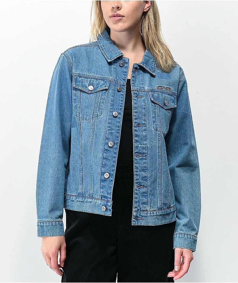 Santa Cruz Monarch Mushroom Denim Jacket
