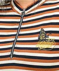 Santa Cruz Monarch Oval Dot Mock Neck T-Shirt