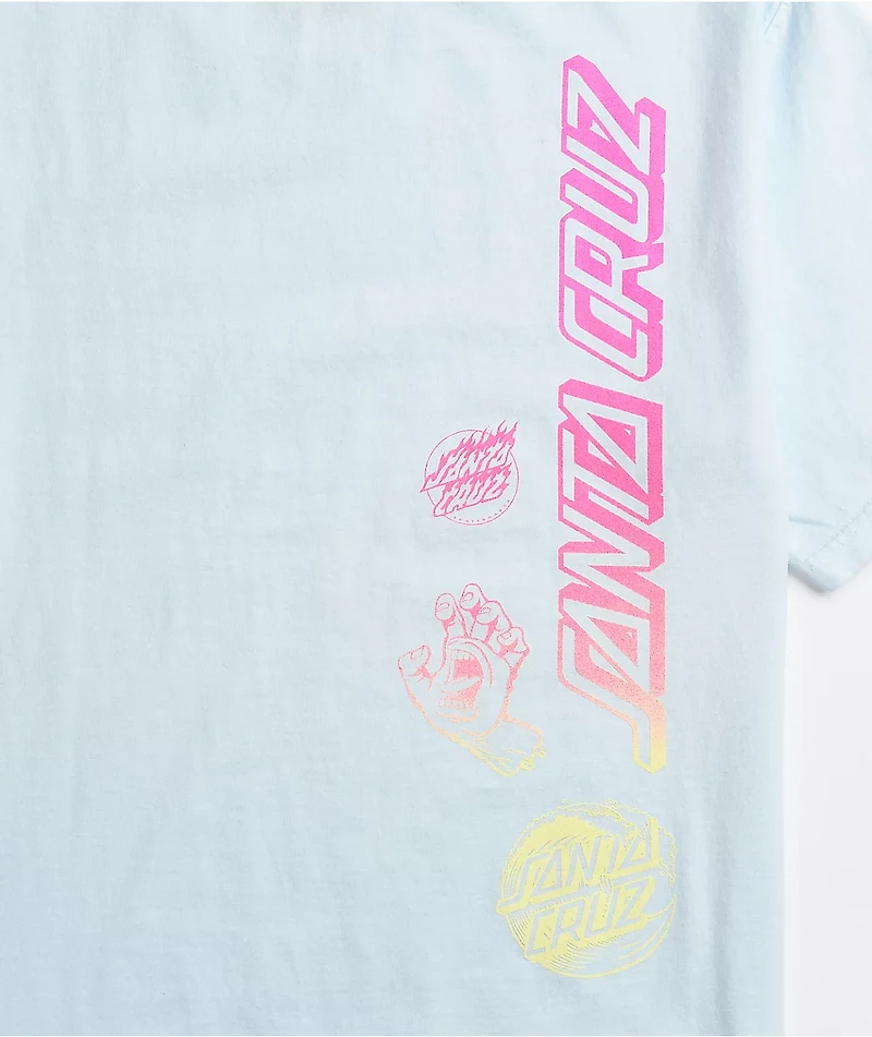 Santa Cruz Mono Group Faded Blue T-Shirt
