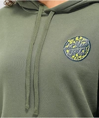Santa Cruz Moon Light Dot Green Hoodie