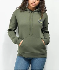 Santa Cruz Moon Light Dot Green Hoodie