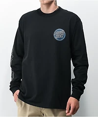 Santa Cruz Moonlight Dot Black Long Sleeve T-Shirt