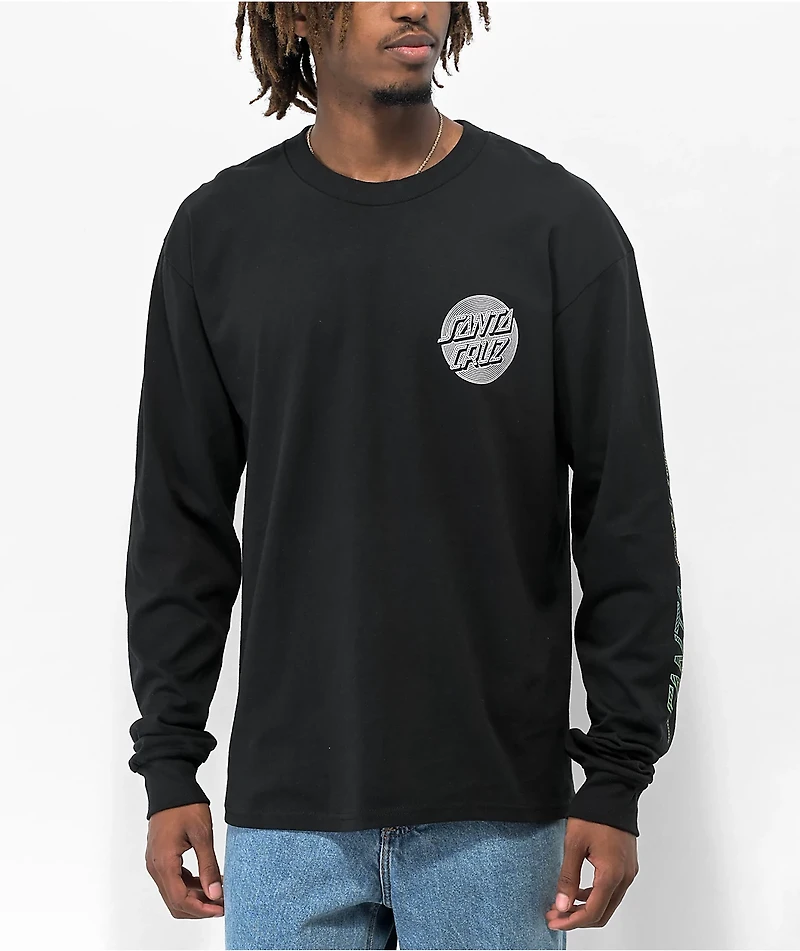 Santa Cruz Most Radiant Dot Black long Sleeve T-Shirt
