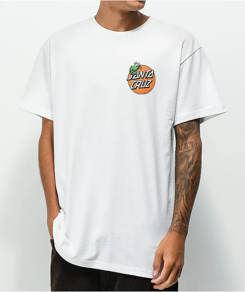 Santa Cruz Nature Dot White T-Shirt