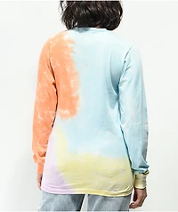 Santa Cruz Obscure Dot Multi Coral Tie Dye Long Sleeve T-Shirt