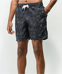Santa Cruz Once Upon A Dot Black Board Shorts