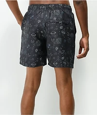 Santa Cruz Once Upon A Dot Black Board Shorts