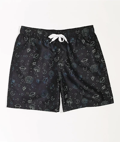 Santa Cruz Once Upon A Dot Black Board Shorts