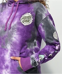 Santa Cruz Once Upon A Dot Purple Tie Dye Hoodie