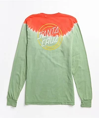 Santa Cruz One Stroke Green & Orange Dye Long Sleeve T-Shirt