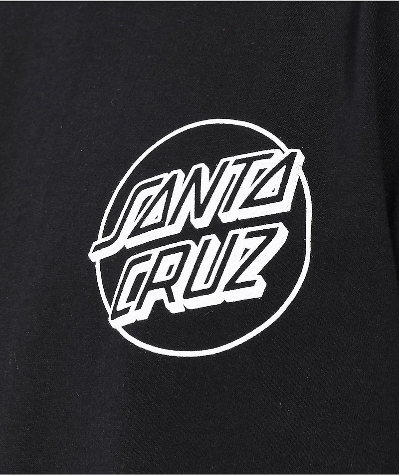 Santa Cruz Opus Dot Black T-Shirt