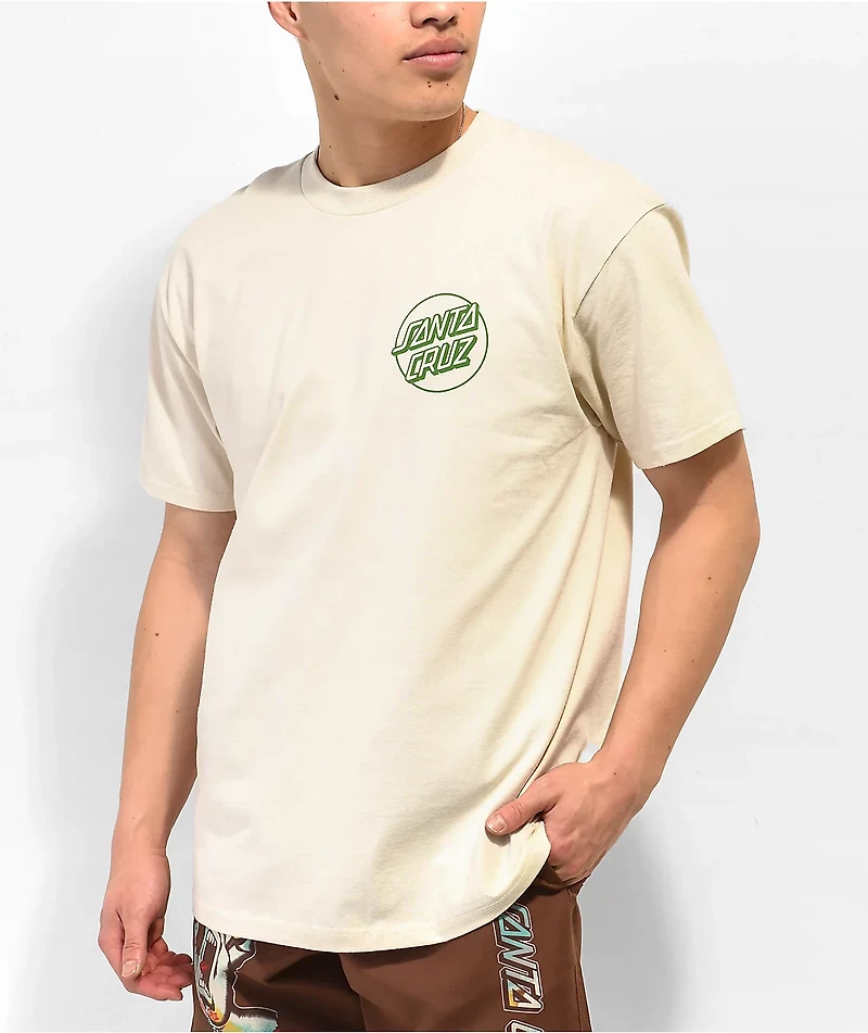 Santa Cruz Opus Dot Cream T-Shirt