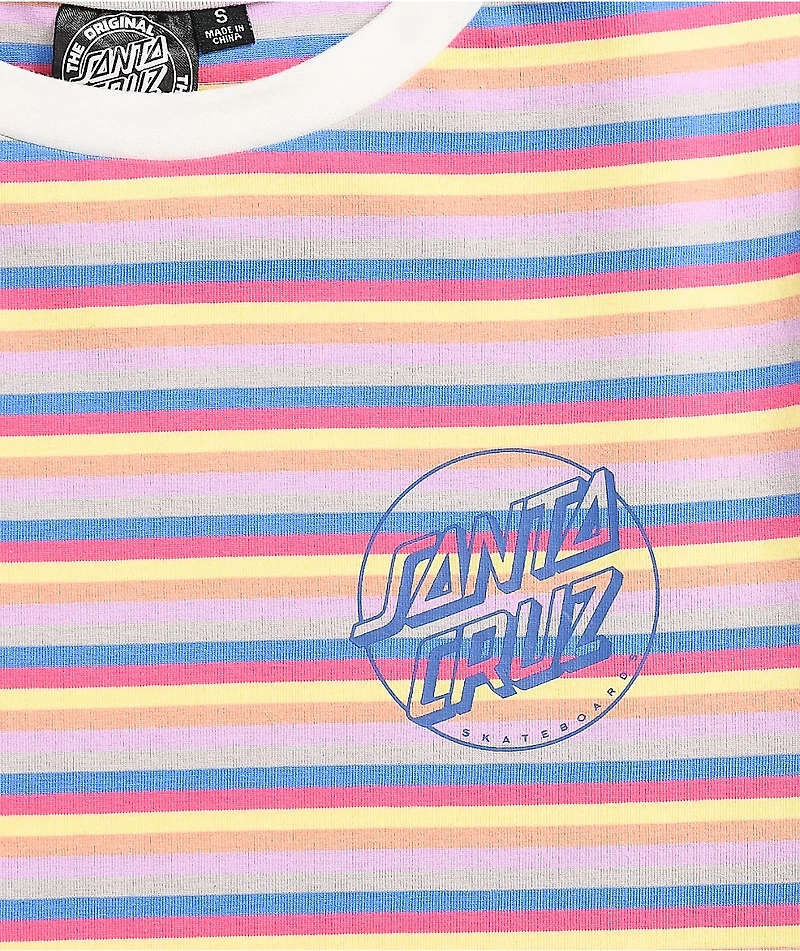 Santa Cruz Opus Dot Stripe Boyfriend T-Shirt