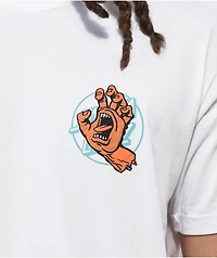 Santa Cruz Opus Overlay Hand Eco White T-Shirt
