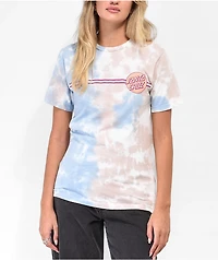Santa Cruz Other Dot Blue & Brown Tie Dye T-Shirt