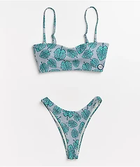 Santa Cruz Other Dot Monstera Rib High Leg Bikini Bottom