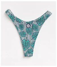 Santa Cruz Other Dot Monstera Rib High Leg Bikini Bottom