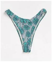 Santa Cruz Other Dot Monstera Rib High Leg Bikini Bottom