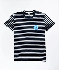 Santa Cruz Other Dot Navy & White Stripe T-Shirt