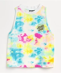 Santa Cruz Other Dot Neon Tie Dye Tank Top