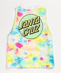 Santa Cruz Other Dot Neon Tie Dye Tank Top