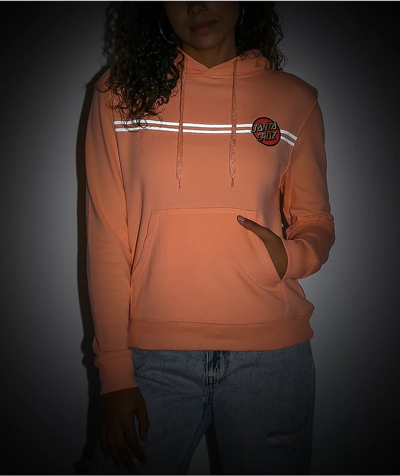 Santa Cruz Other Dot Reflective Orange Hoodie