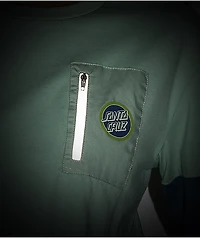 Santa Cruz Other Reverse Dot Green & Blue Long Sleeve T-Shirt