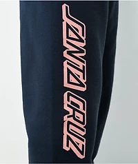Santa Cruz Outline Stripe Navy Sweatpants