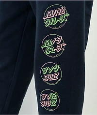 Santa Cruz Outline Stripe Navy Sweatpants