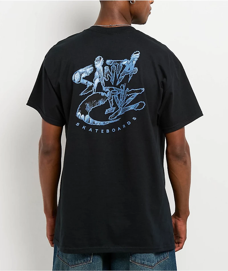 Santa Cruz Pace Deathtrap Black T-Shirt