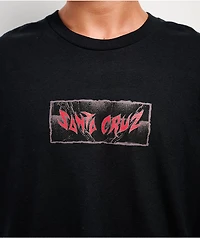 Santa Cruz Pace Torch Center Black T-Shirt