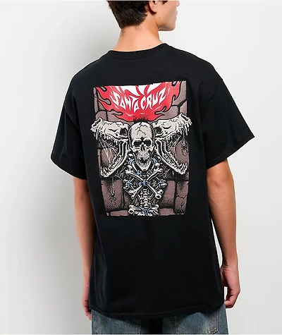 Santa Cruz Pace Torch Center Black T-Shirt