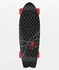 Santa Cruz Pay Off Dot Shark 27.69" Cruiser Skateboard Complete