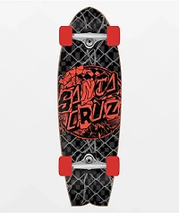 Santa Cruz Pay Off Dot Shark 27.69" Cruiser Skateboard Complete