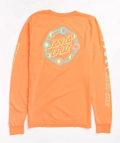 Santa Cruz Phase Dots Orange Long Sleeve T-Shirt