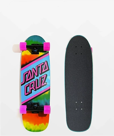 Santa Cruz Rainbow Tie Dye 29" Cruiser Skateboard Complete