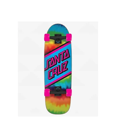 Santa Cruz Rainbow Tie Dye 8.79" Cruiser Skateboard Complete