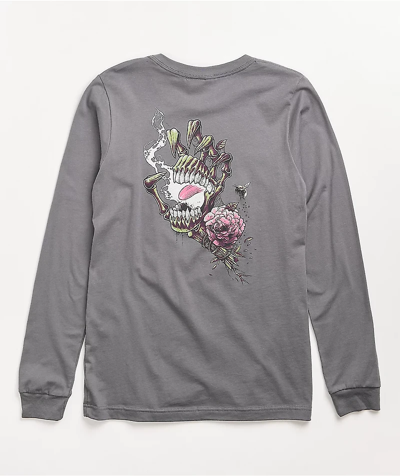 Santa Cruz Resurrect Hand Purple Long Sleeve T-Shirt