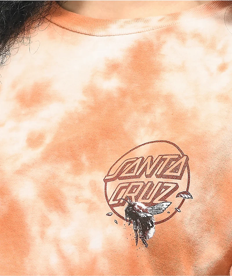 Santa Cruz Resurrect Hand Rust Tie Dye T-Shirt