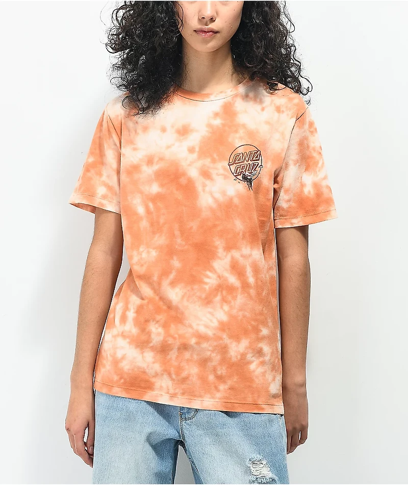 Santa Cruz Resurrect Hand Rust Tie Dye T-Shirt