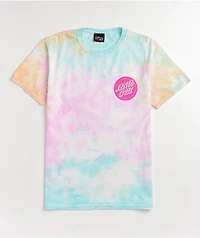 Santa Cruz Reverse Dot Snow Cone Tie Dye T-Shirt