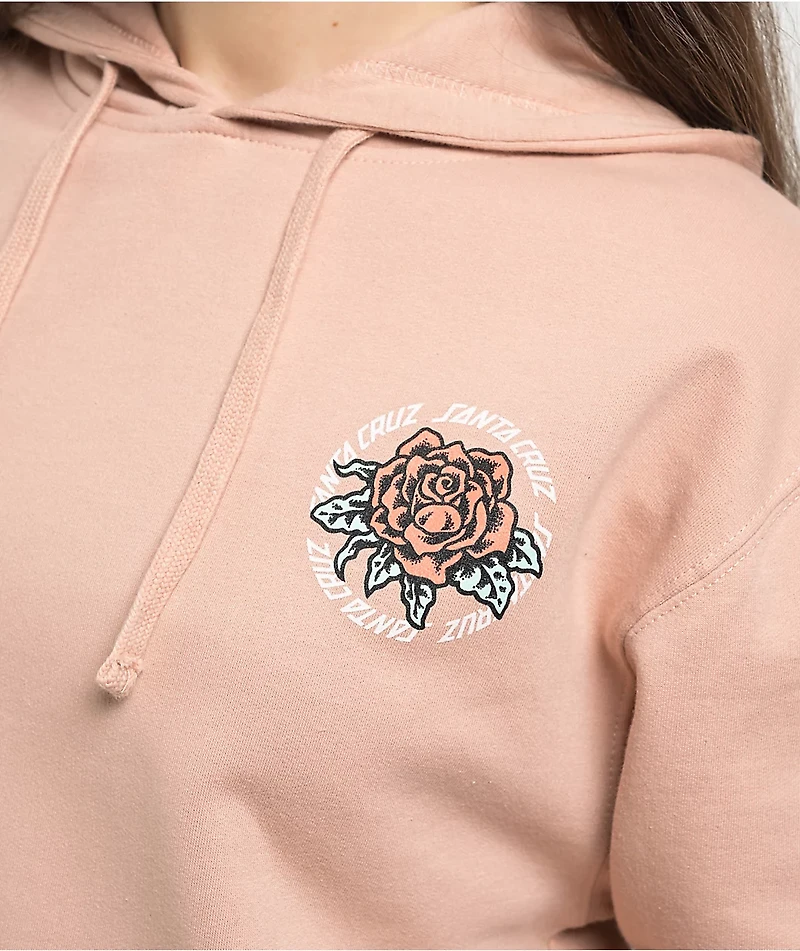 Santa Cruz Rosette Dot Dusty Pink Hoodie