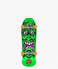 Santa Cruz Roskopp Face Green Reissue 9.5" Cruiser Skateboard Complete