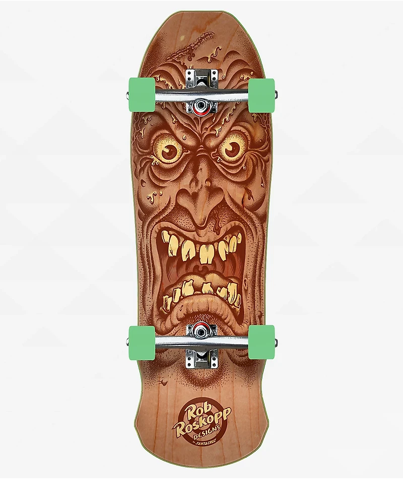 Santa Cruz Roskopp Face Reissue 9.5" Cruiser Skateboard Complete