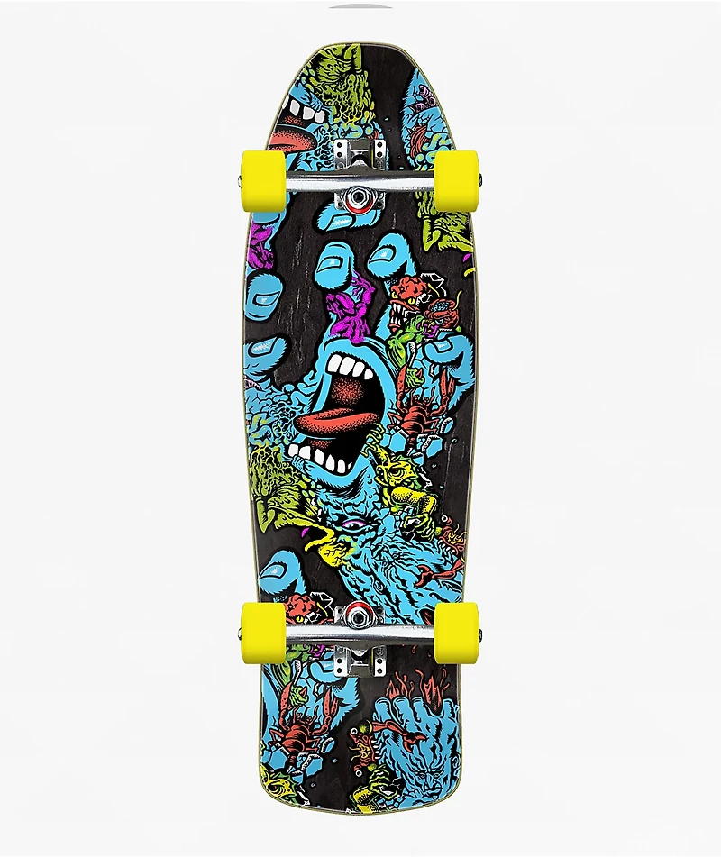 Santa Cruz Roskopp Screaming Five 10.32" Cruiser Skateboard Complete