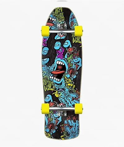 Santa Cruz Roskopp Screaming Five 10.32" Cruiser Skateboard Complete